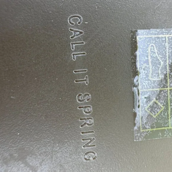 NWOT WOMEN'S "CALL IT SPRING" ANKLE STRAP PLATFORM WEDGE SANDAL YELLOW, SIZE 8 - Picture 8 of 10